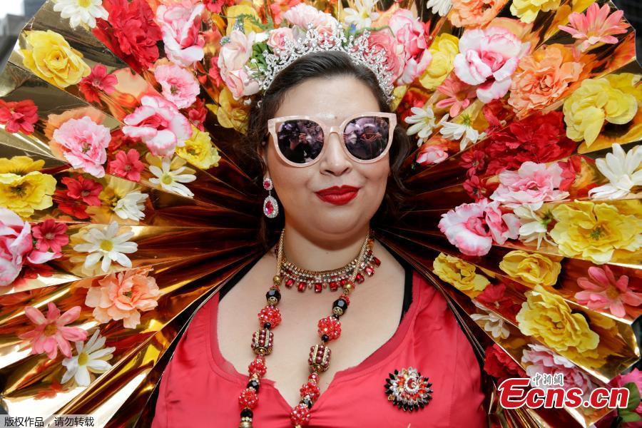 Celebrants show off their best bonnets in New York festival